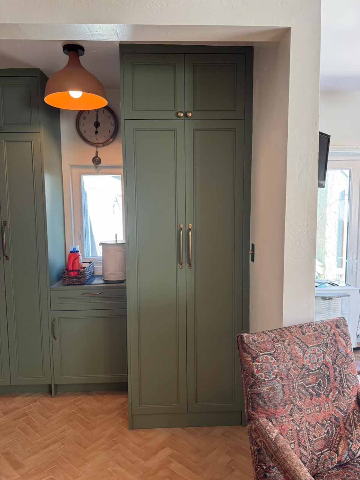 Burbank kitchen custom white cabinetry and countertops