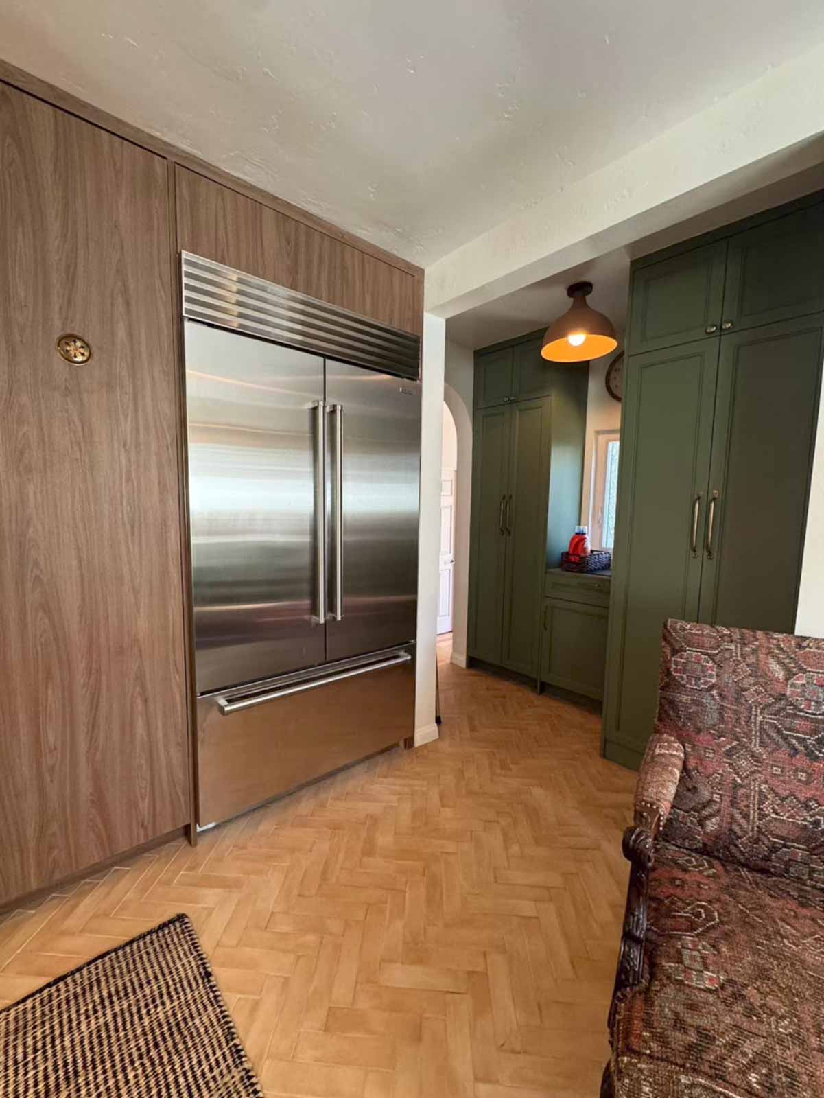 Burbank kitchen dining area integration