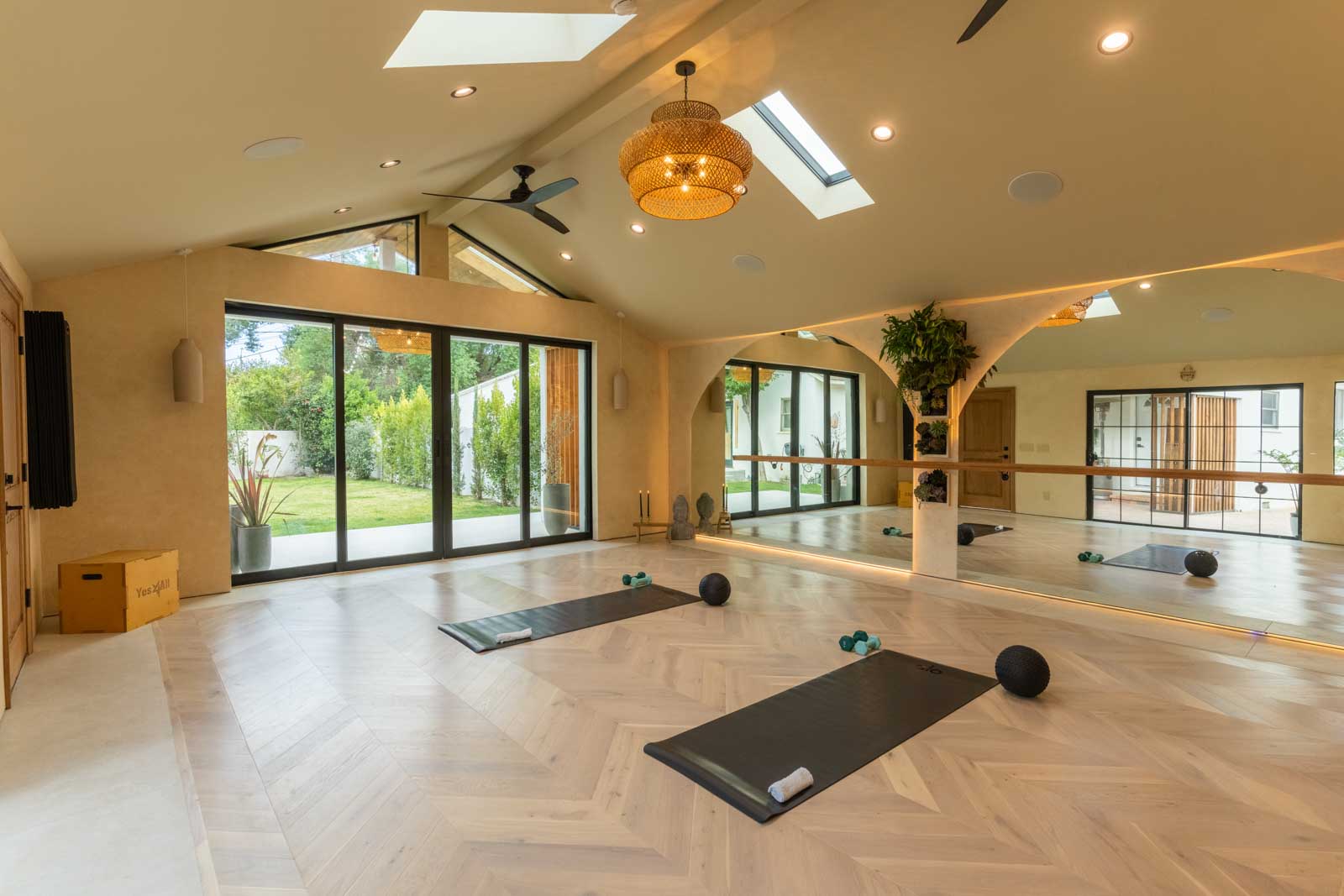 Bright Santa Clarita ADU interior with large picture windows, white walls, and open layout maximizing natural light