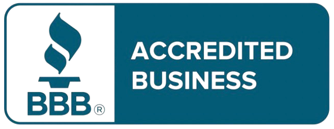 Better Business Bureau (BBB) Accredited Business seal - 5 stars with 12 reviews