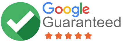Google Guaranteed badge - 4.8 stars with 89 verified reviews