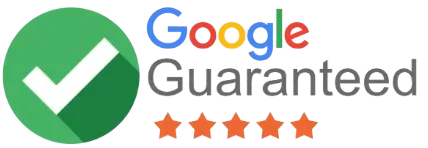 Google Guaranteed badge - 4.8 stars with 89 verified reviews