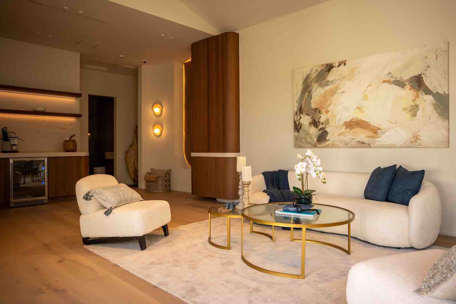 Luxury ADU living room Encino