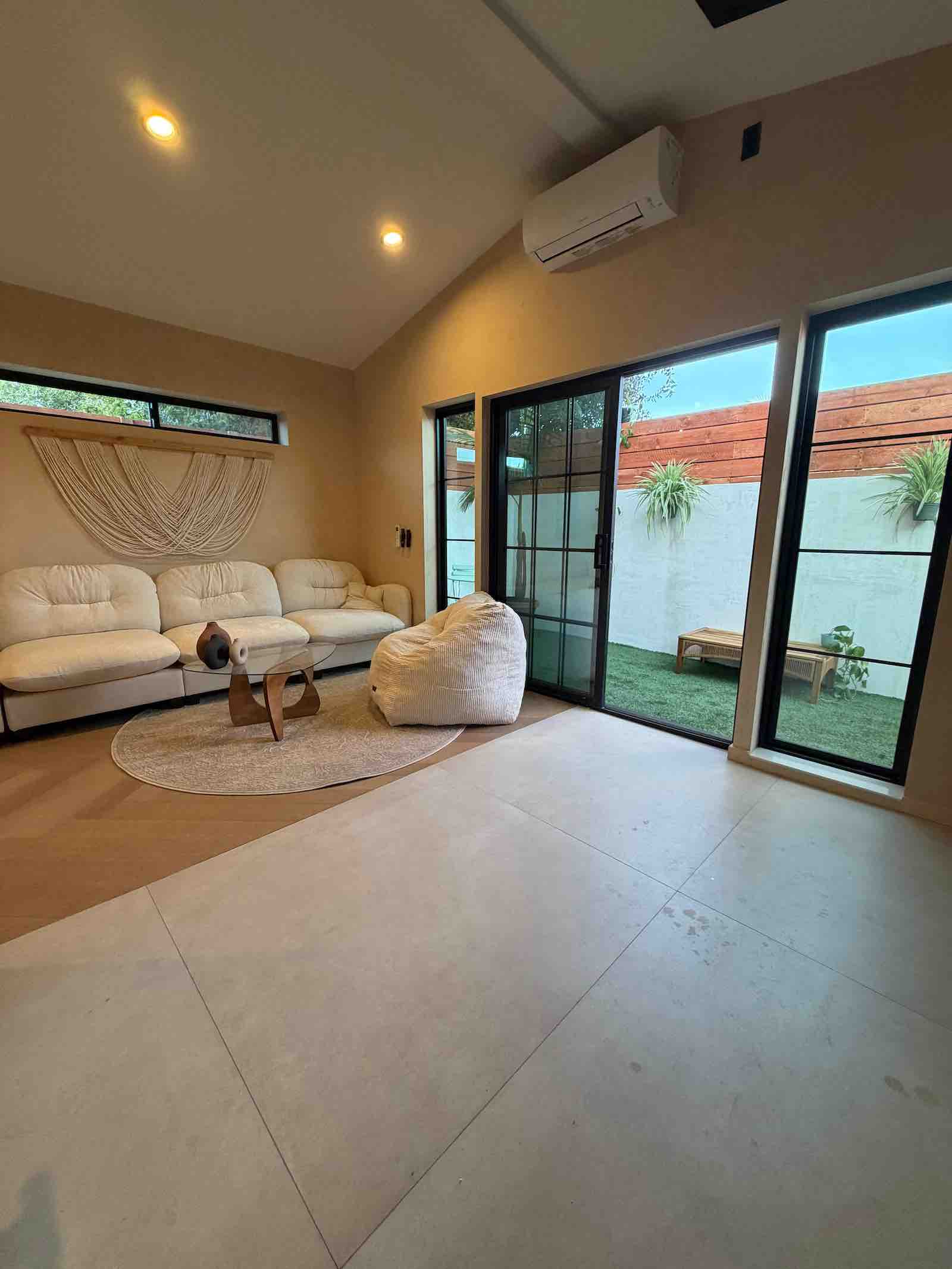 Luxury ADU living space Fulton