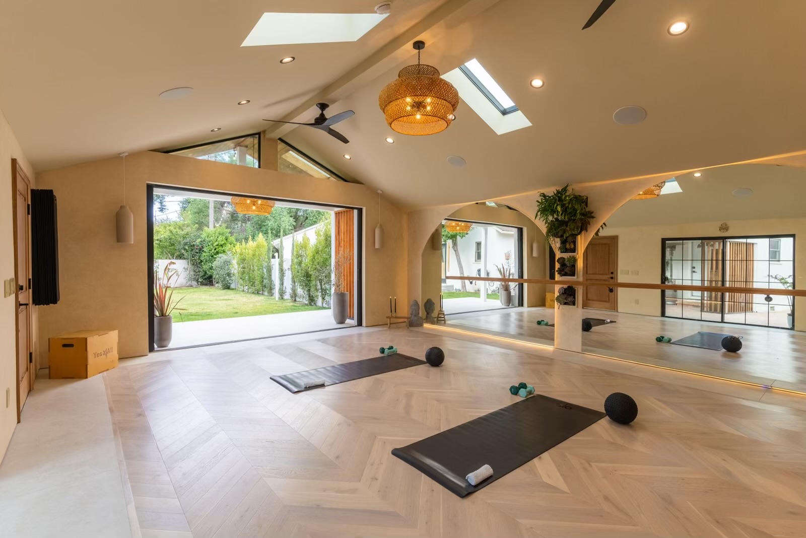 Yoga Studio ADU interior Sherman Oaks