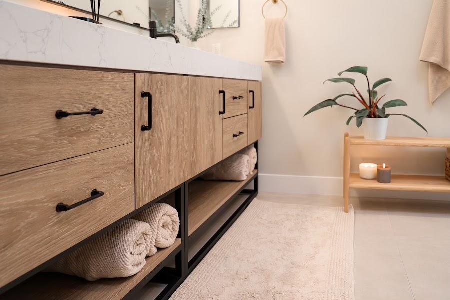 Long Beach interior transformation with wide-plank oak floors