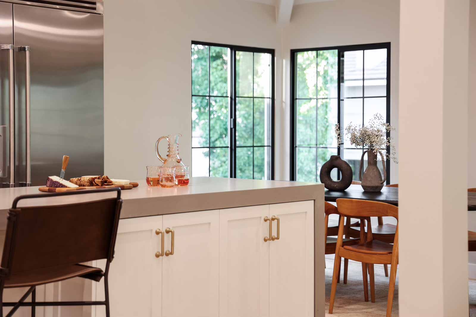 Long Beach kitchen dining area with natural light