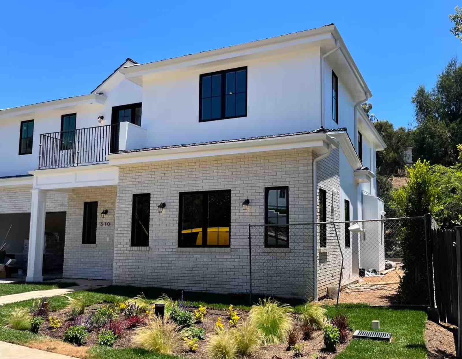 Completed room addition Pasadena with modern exterior - professional home expansion by New Dawn Construction